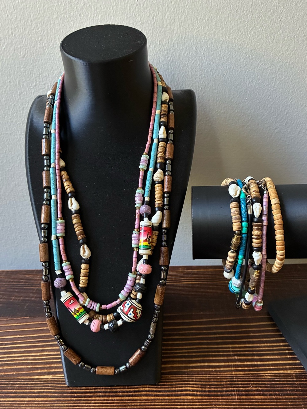 Boho Beach Jewelry Lot Necklaces, Bracelets, Anklets